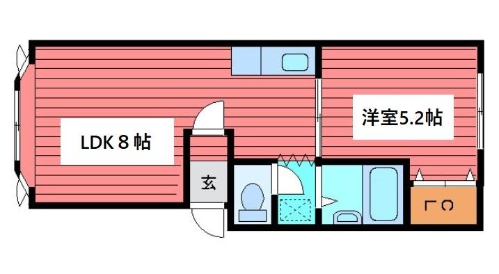 エポック西岡の間取り