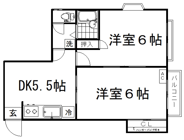 メゾンスクエアの間取り