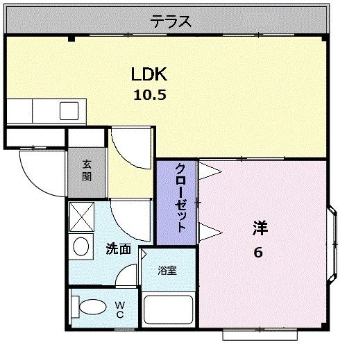 【サンフォレストＦＵＪＩの間取り】