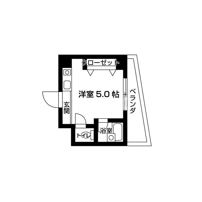 東大阪市宝持のマンションの間取り