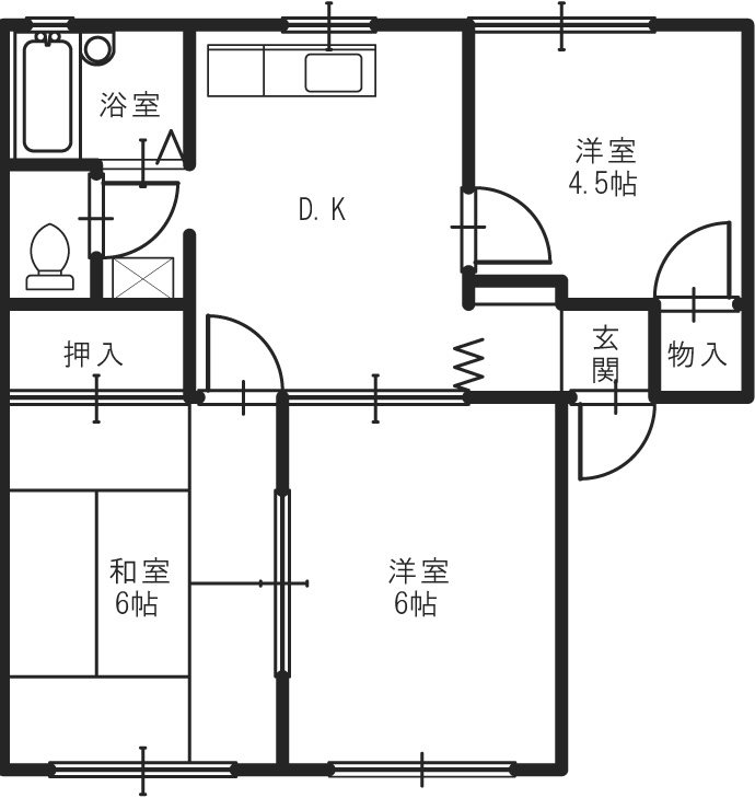 ストークフォーレストC棟の間取り