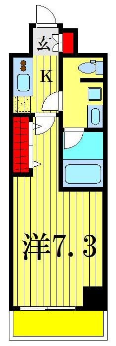 アンベリール青戸の間取り