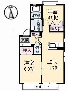 プラネット 1の間取り