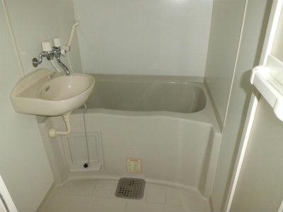 バス・シャワールーム　洗面台付バスルーム。