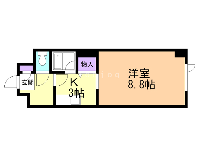 藤井ビル北２３条の間取り