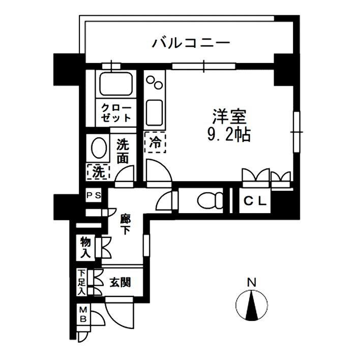 レジディア中落合A棟の間取り