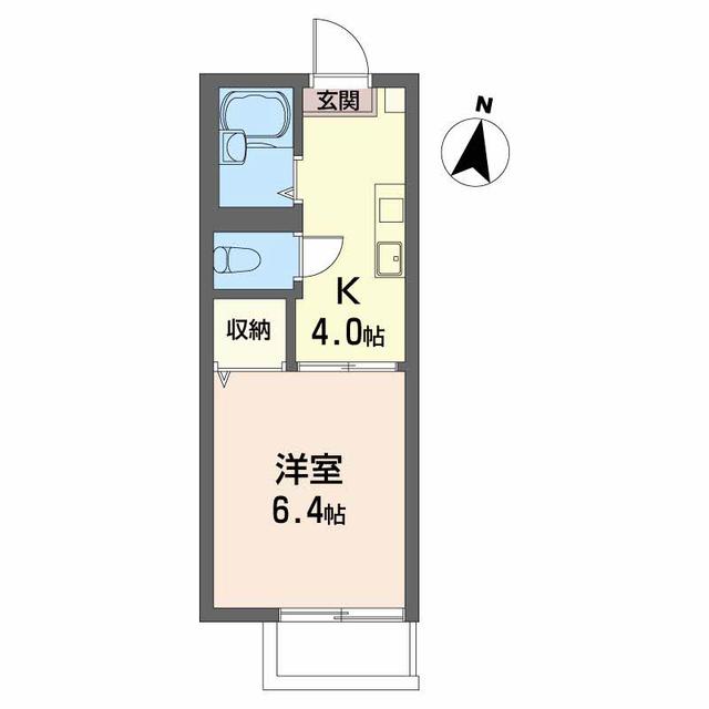 アメニティ土居　Ｂ棟の間取り