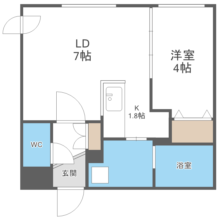 ＯＮＥ　ＳＴＡＧＥひばりが丘の間取り