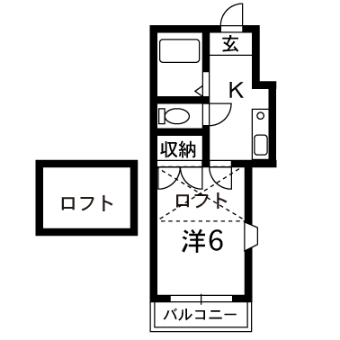 ハウル春日の間取り