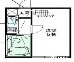 日野市新井のアパートの間取り