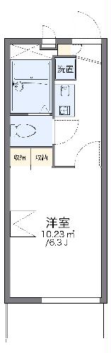 レオパレスオレンジの間取り