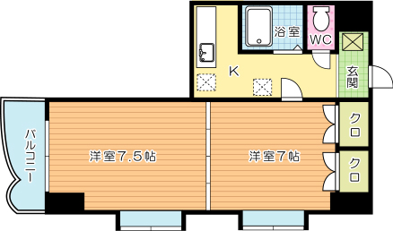 ロイヤルトレンディの間取り