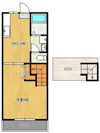 ジェニファー２９　Ａ棟の間取り