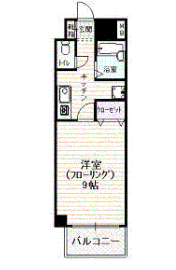 フローラル下大利の間取り