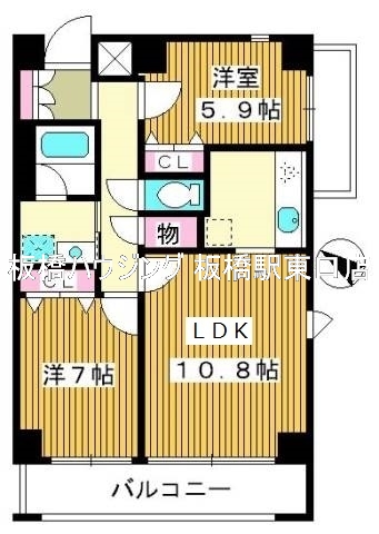 ガーデン板橋氷川町の間取り