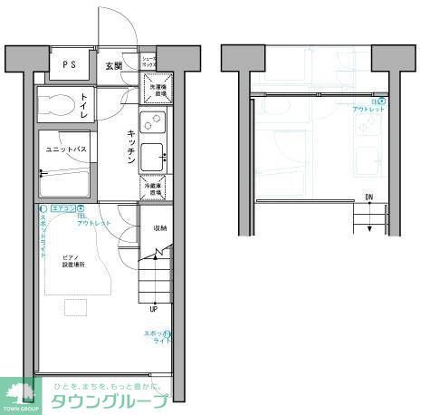 川越市脇田本町のマンションの間取り