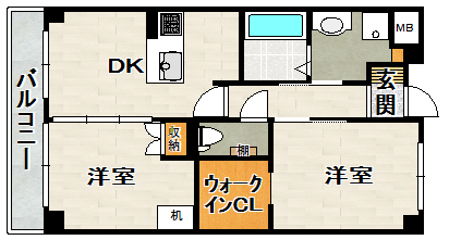 ハイタウン御殿山東の間取り