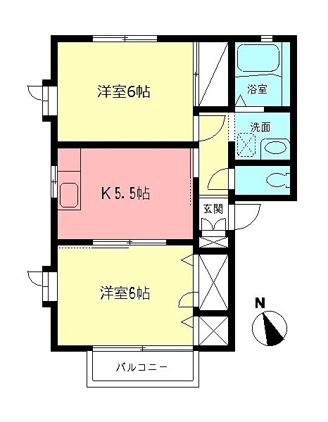 【アーバンＡの間取り】