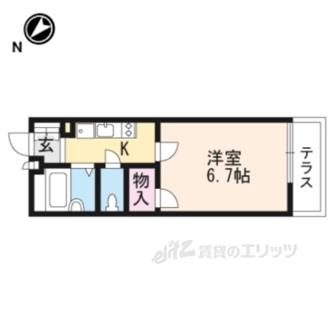 レオパレスシルフィードの間取り
