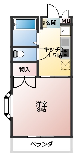 条南エクスポートの間取り
