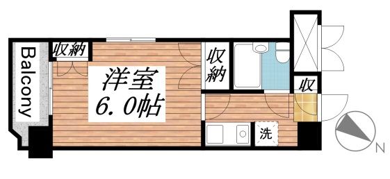 新潟県新潟市中央区笹口２（マンション）の賃貸物件の間取り