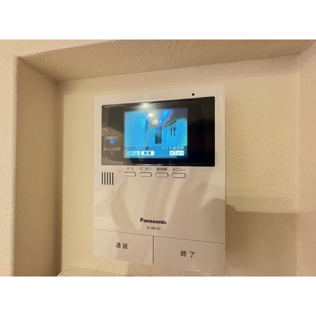 セキュリティ　録画機能も付いたモニターホン♪