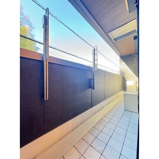 バルコニー　幅のあるバルコニー♪