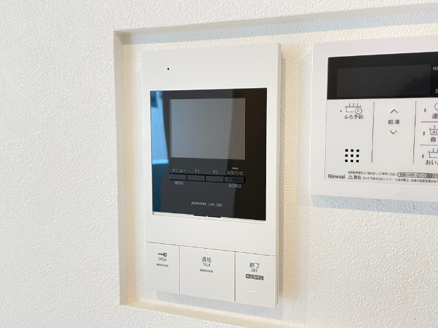 セキュリティ　モニター付きインターフォンです
