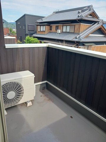 バルコニー　広々としたバルコニーです