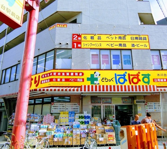 ドラックストア　どらっぐぱぱす氷川台駅前店（ドラッグストア）まで540m