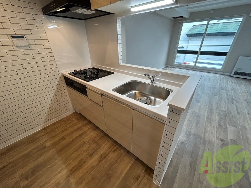 キッチン　システムキッチンなので、すぐお料理に使えます！