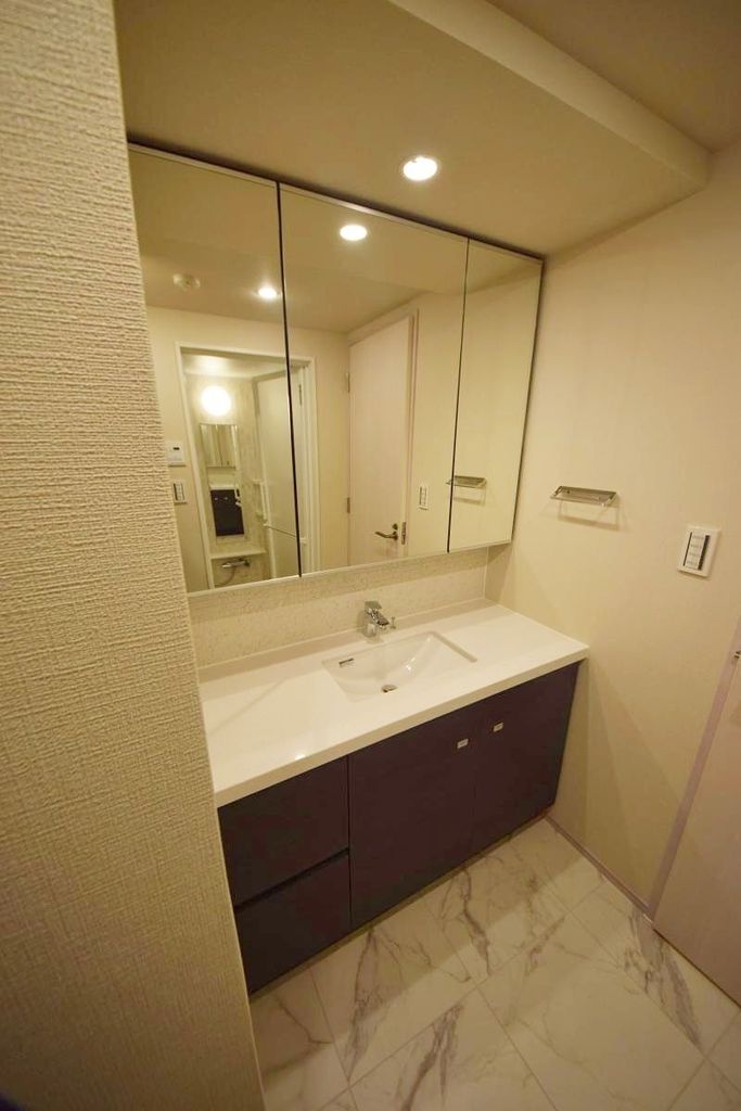 洗面設備　写真は同タイプ住居です。