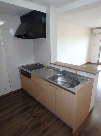 キッチン　102号室の写真です