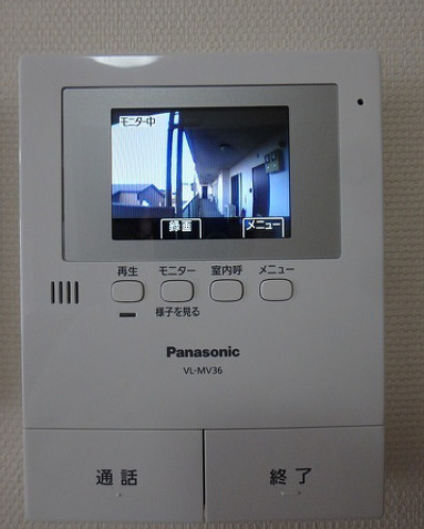セキュリティ　モニター付きインターホン