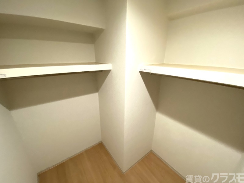 収納　ウォークインクローゼットです！
