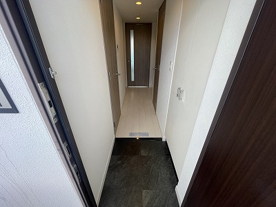 玄関　明るい玄関です