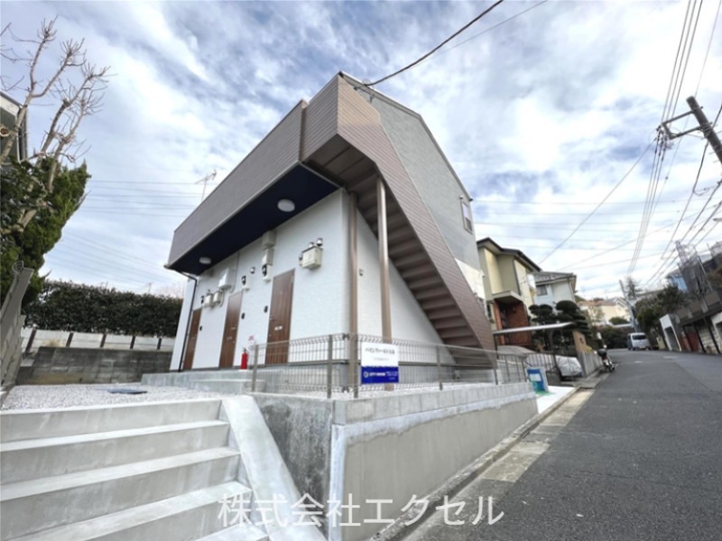 建物外観　大塚・帝京大学駅から徒歩７分！！敷金礼金無しの物件です。