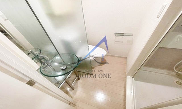 洗面設備　洗面台です。