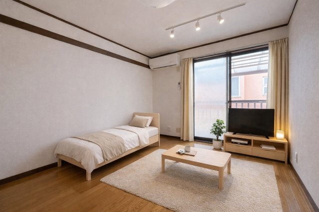 居室・リビング　家具配置イメージ画像です