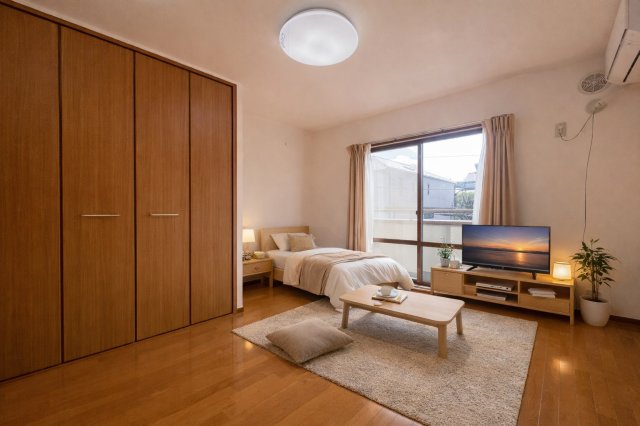 居室・リビング　家具配置イメージ画像です。