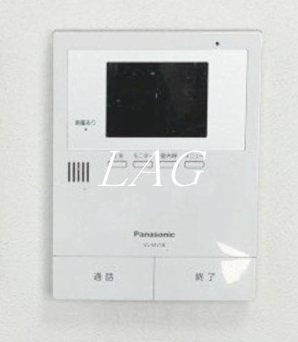 セキュリティ　モニター付インターホンです。