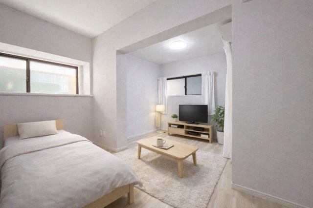 居室・リビング　家具配置イメージ画像です