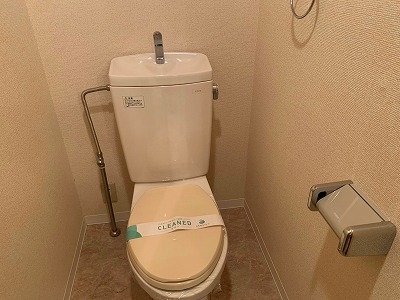 トイレ　ゆったりとした空間のトイレです