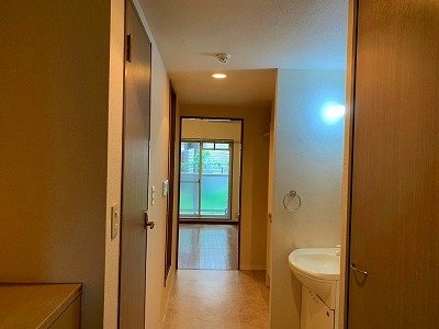 玄関　明るい玄関です