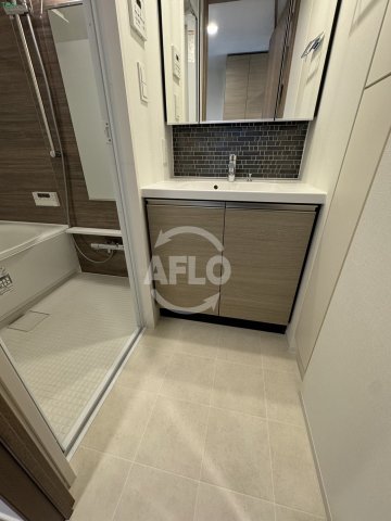 洗面設備　ザ・パークハビオ同心プレイス　洗面所