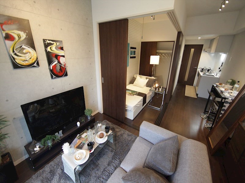 居室・リビング　ＬＤＫ11.5帖　洋室3.3帖　つなげても仕切っても使えます