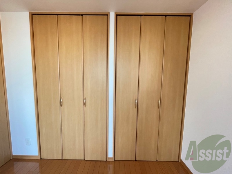 収納　洋室にはクローゼットが設置されています！