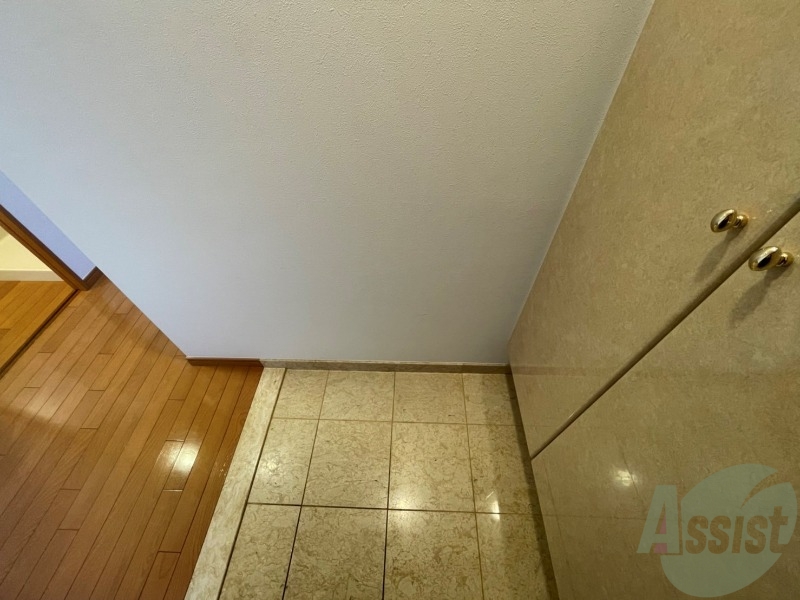 玄関　玄関の様子です。右側にシューズボックスが設置されています！