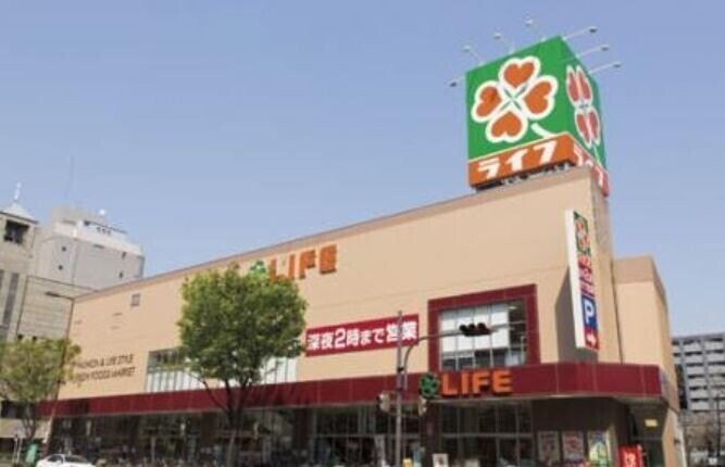 スーパー　ライフ太融寺店（スーパー）まで511m