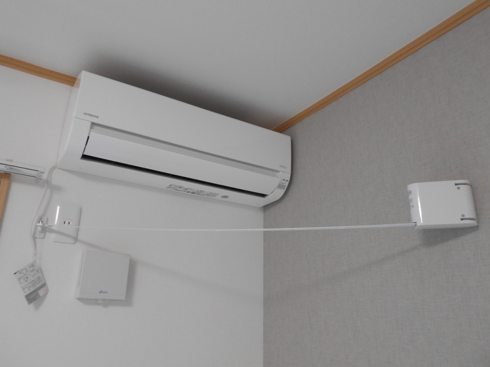 その他設備　室内物干し